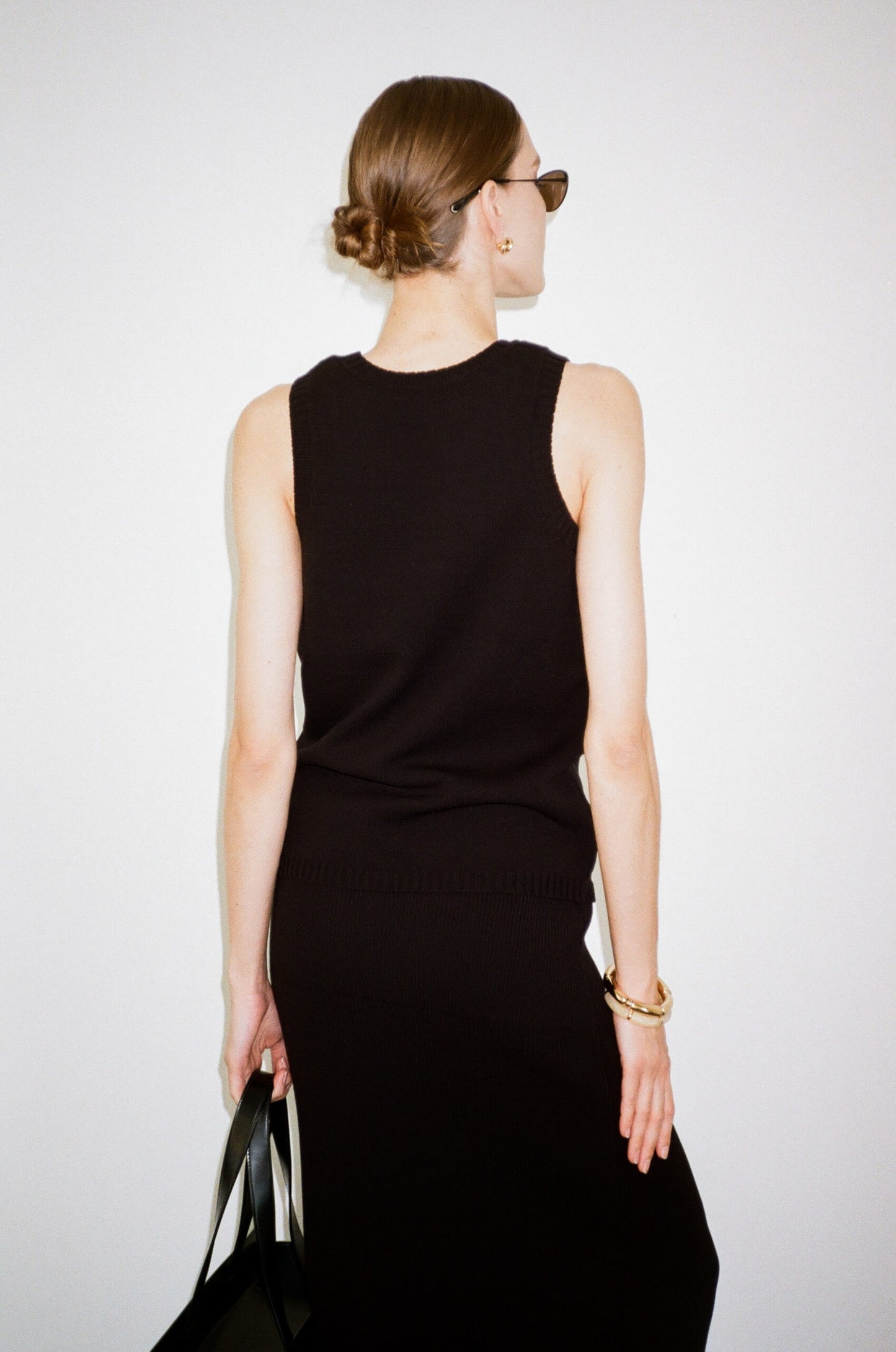 KNITTED TANK TOP KATERINA KVIT