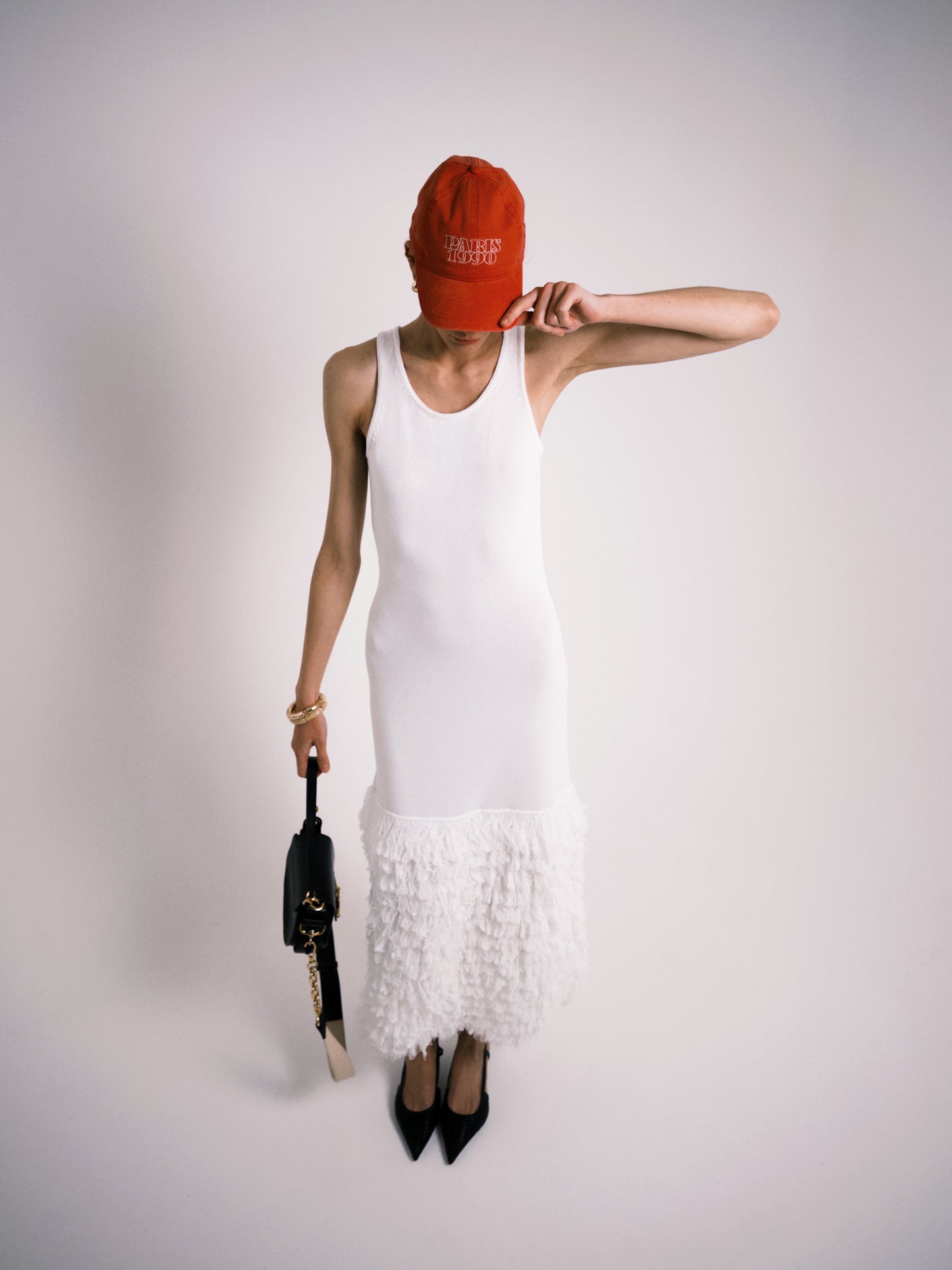 KNITTED DRESS KATERINA KVIT