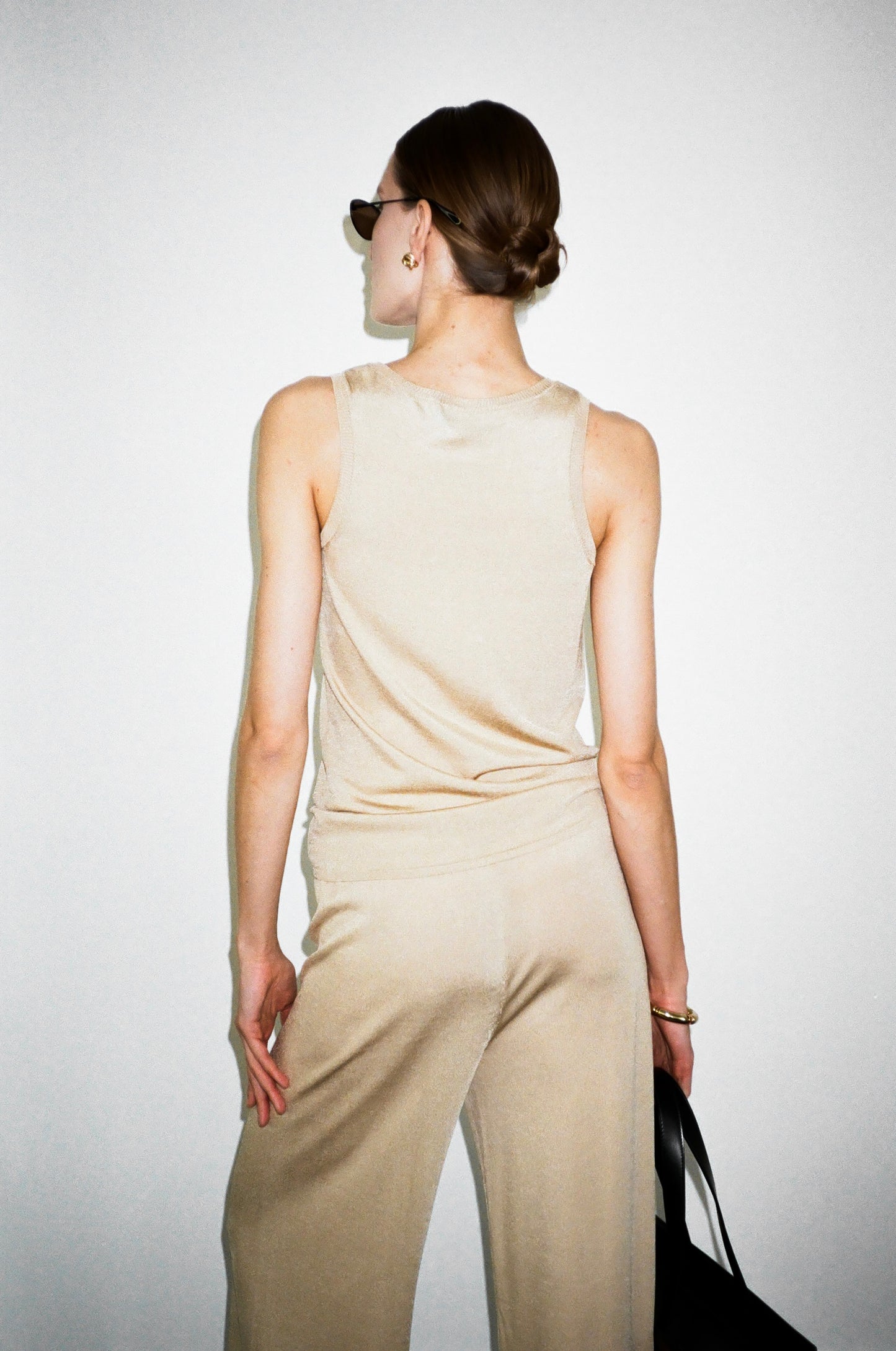 KNITTED TANK TOP KATERINA KVIT