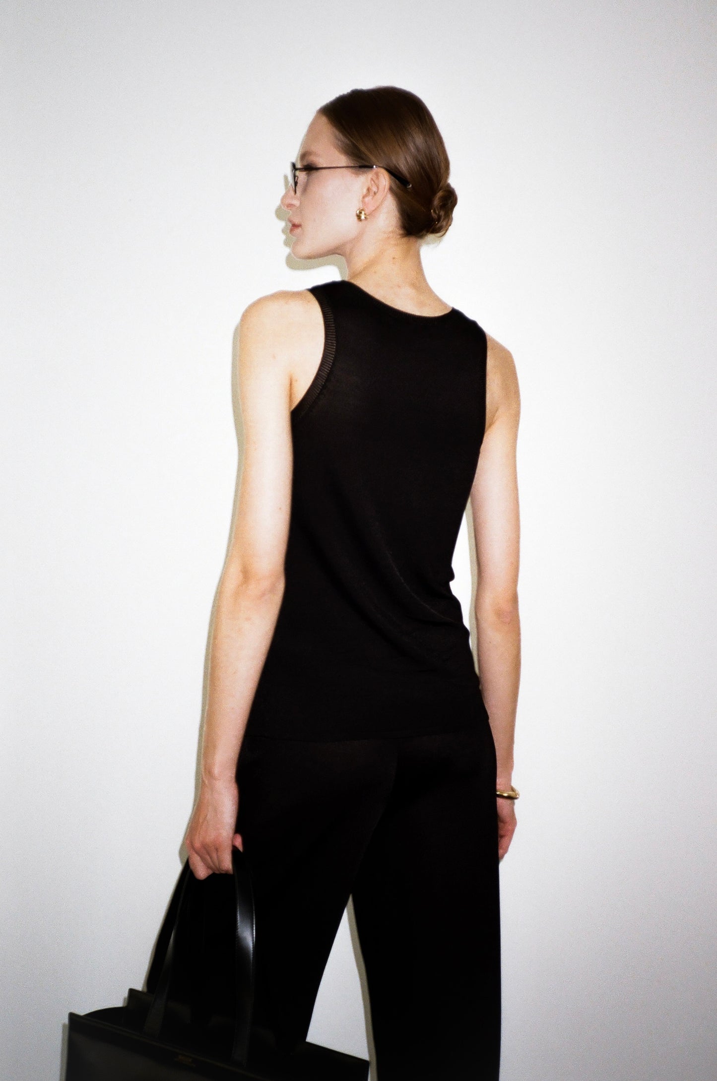 KNITTED TANK TOP KATERINA KVIT