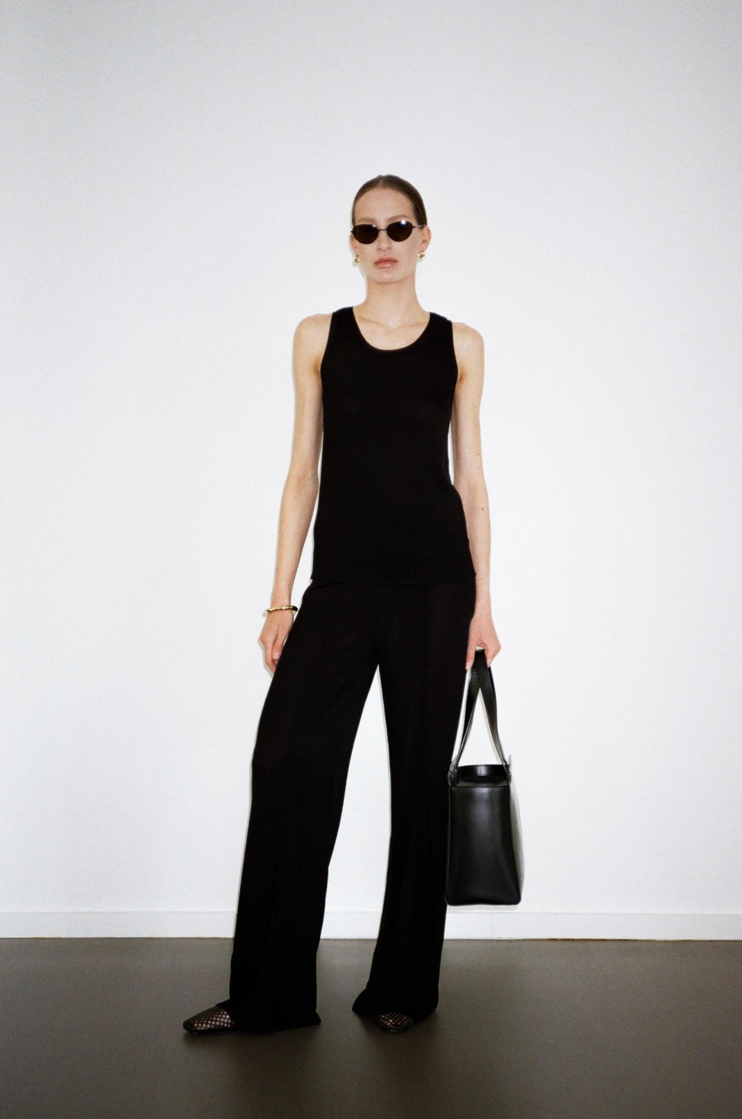 KNITTED TANK TOP KATERINA KVIT
