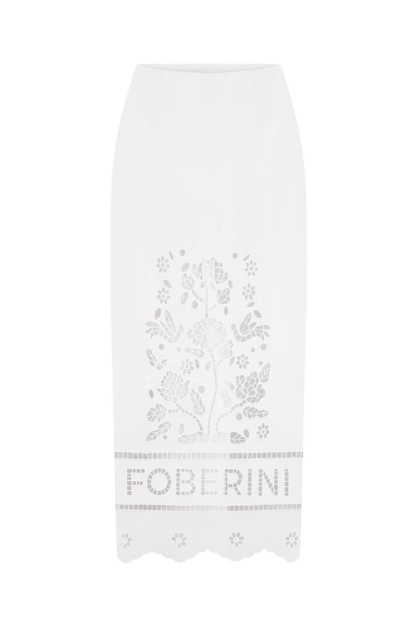 "Tree of love" white skirt FOBERINI