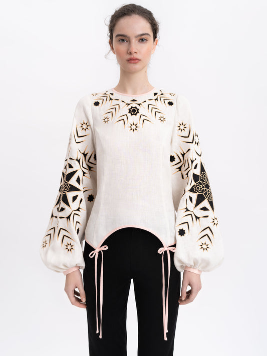 Women's embroidered shirt Zirka morning ETNODIM