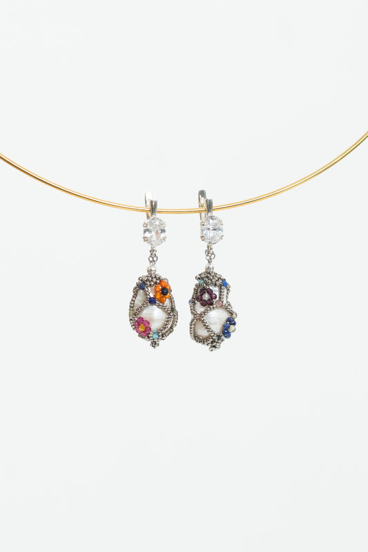 VANESSA GRAY earrings with a baroque pearl SAMOKISH