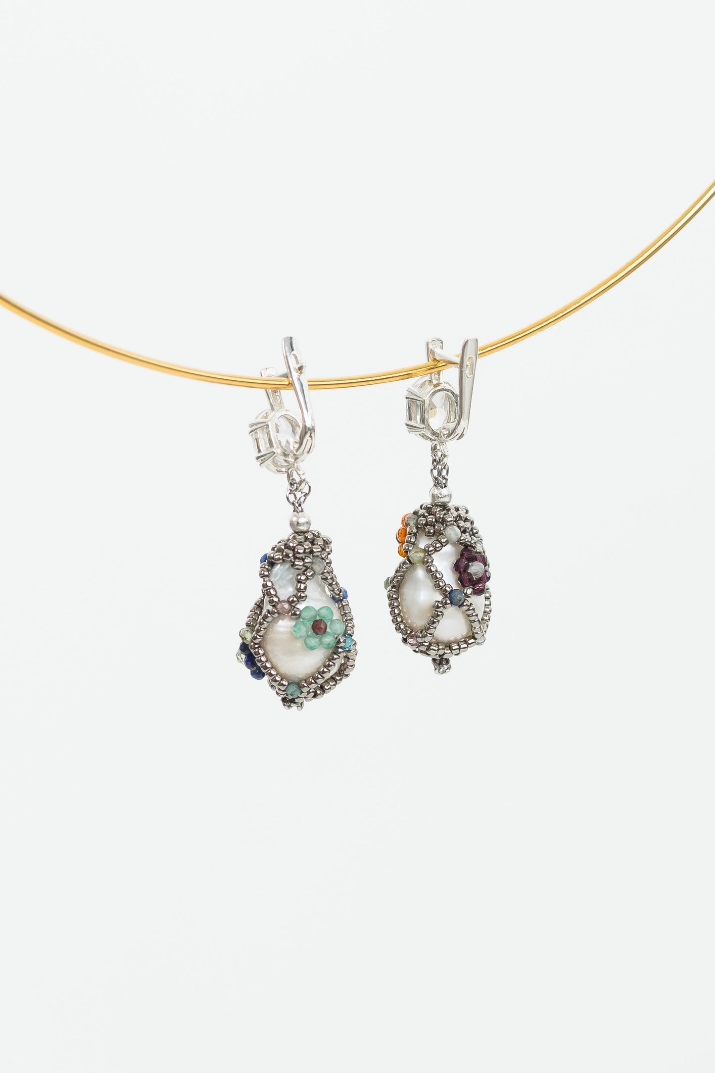 VANESSA GRAY earrings with a baroque pearl SAMOKISH