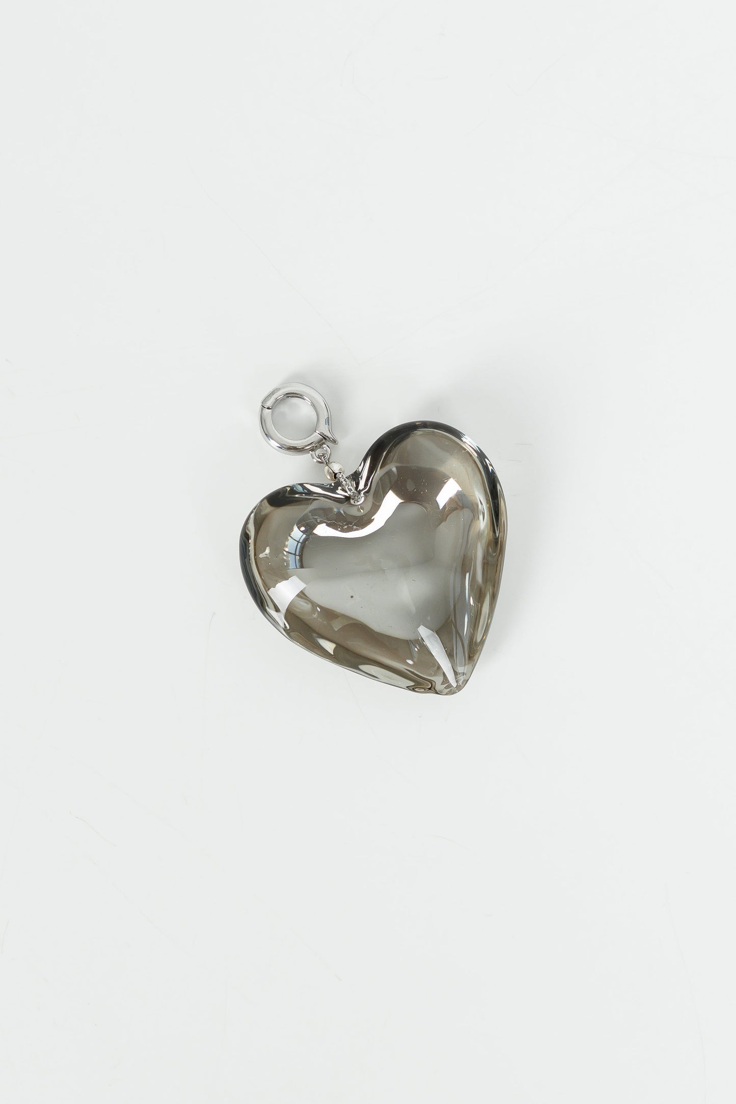 MELISSA necklace with agates and pendant heart SAMOKISH