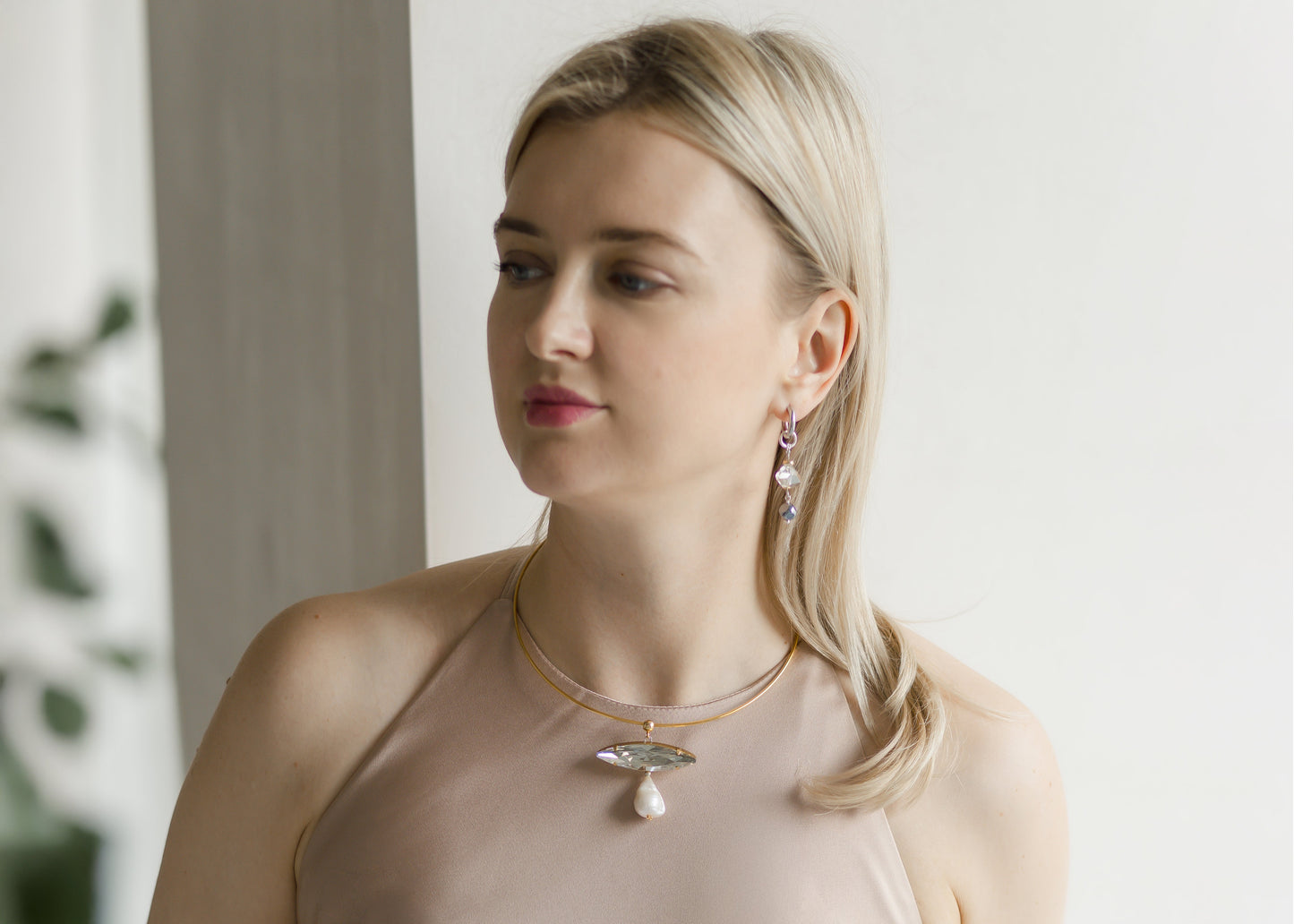 ERIKA earrings with crystal Swarovski SAMOKISH