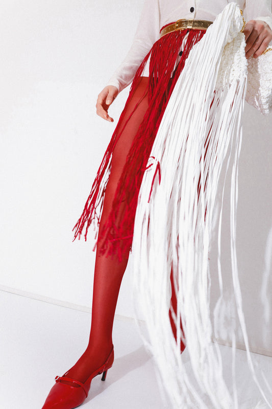 BELT KNITTED KATERINA KVIT