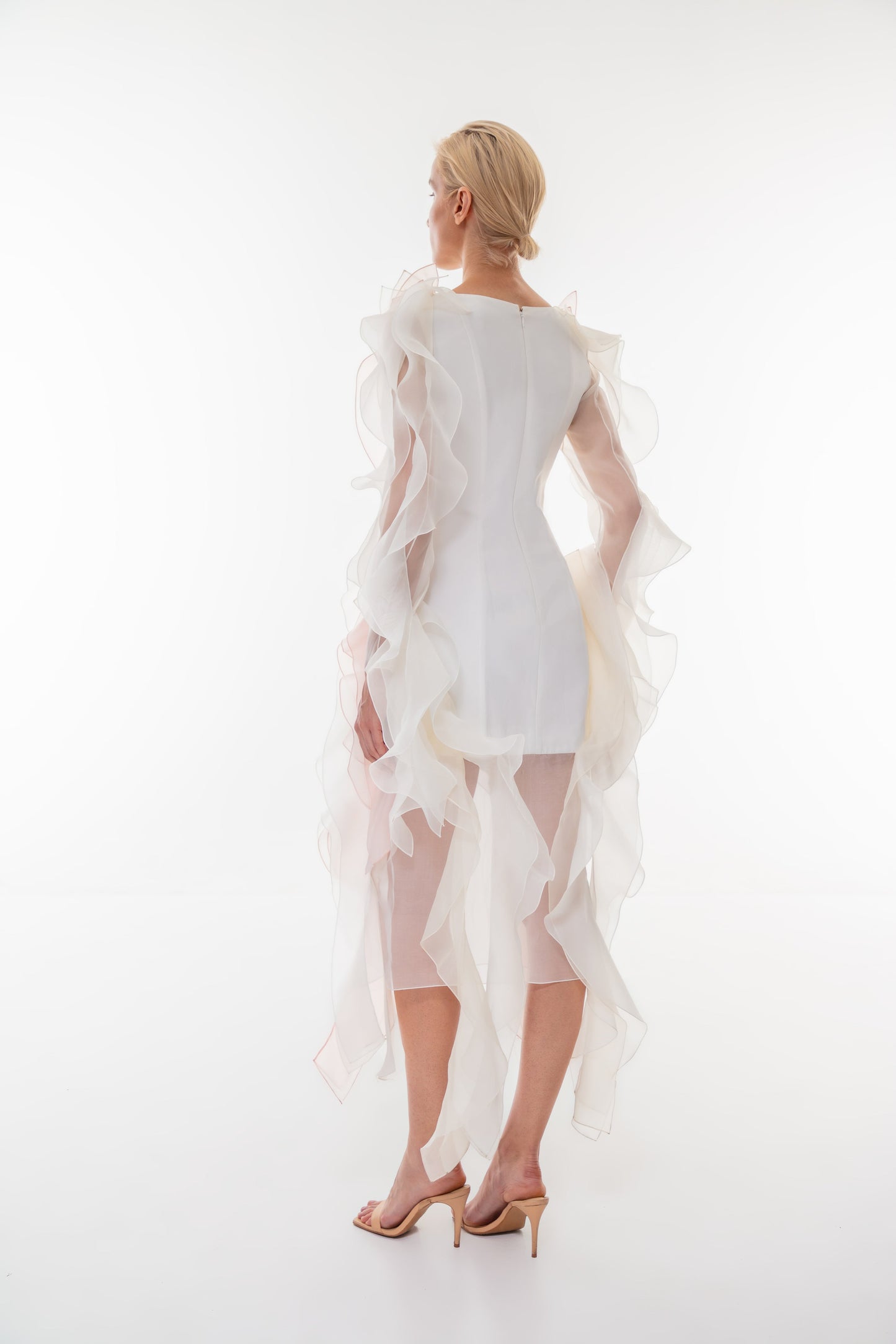 Silky clouds mini dress VALERY KOVALSKA