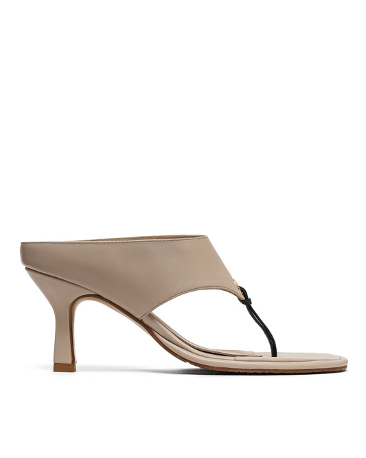 Lavin beige leather sandals LOOKIE ATELIER