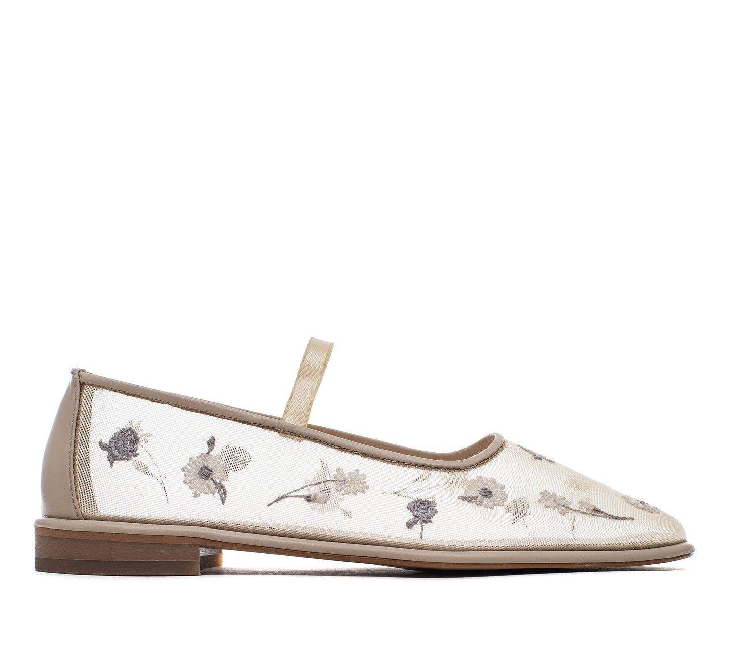 Mariyka Bloom ballet flats with embroidered wildflowers LOOKIE ATELIER