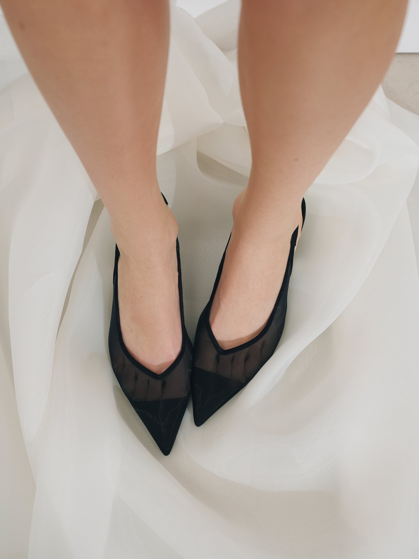 Mesh slingbacks Marlene LOOKIE ATELIER