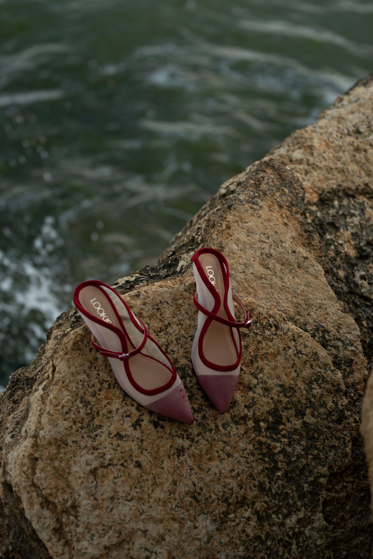 Mules red Noa LOOKIE ATELIER