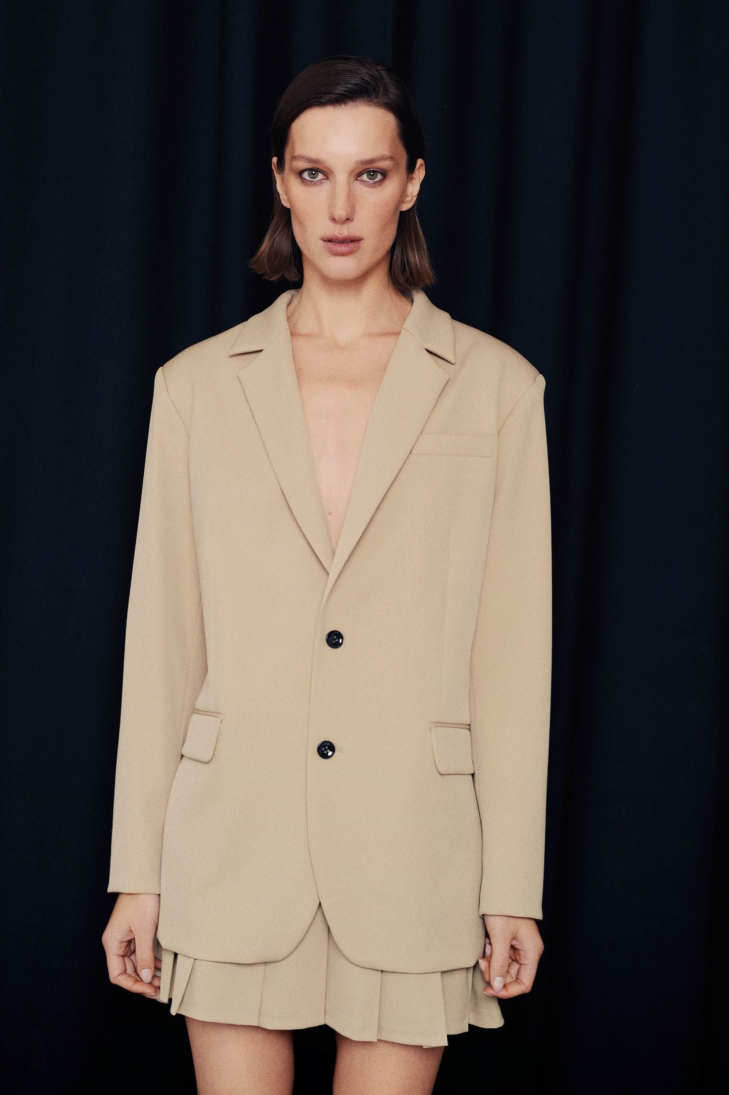 Pleated mini skirt NOVITSKA