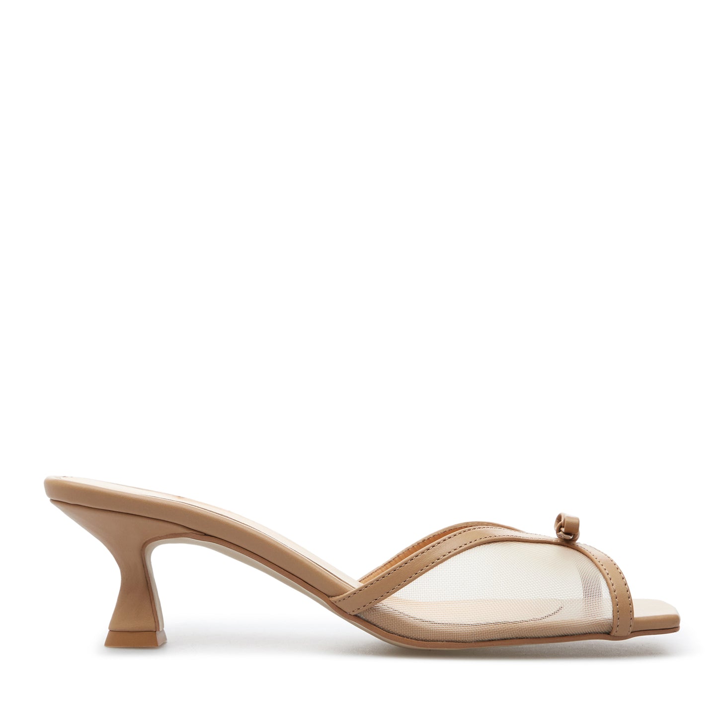 Olivia mules with transparent mesh LOOKIE ATELIER