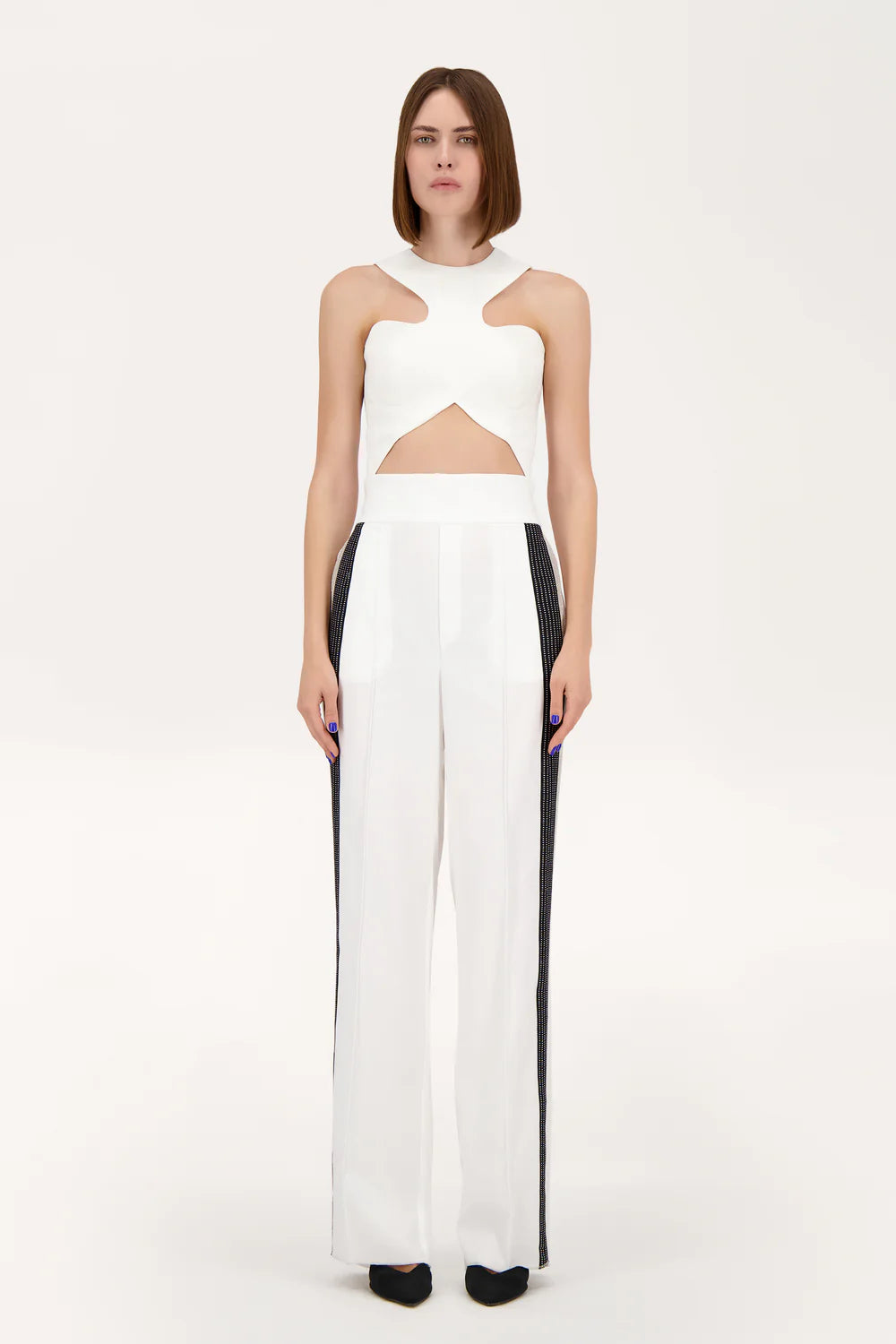 Curved crop corset VALERY KOVALSKA