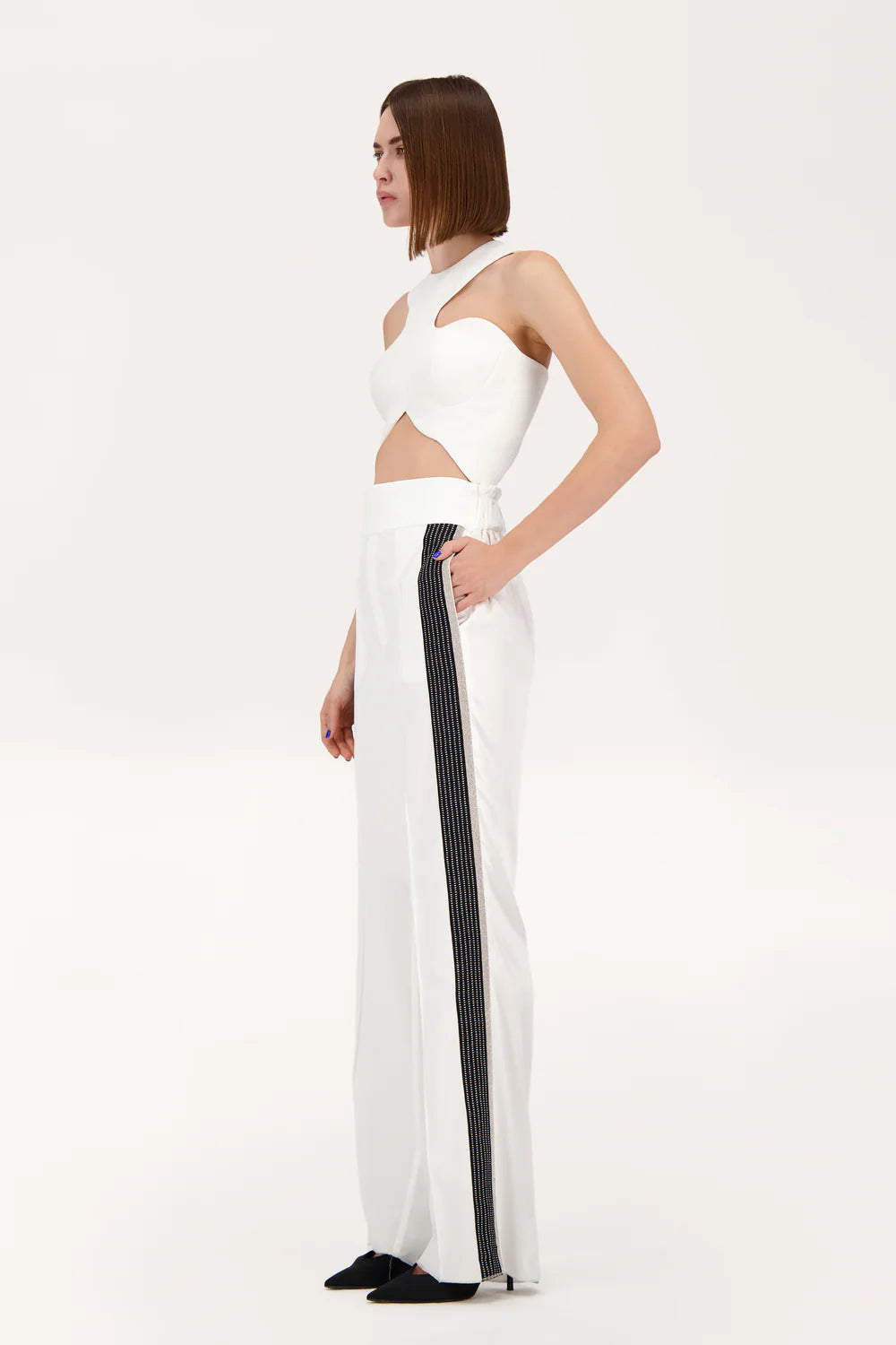Curved crop corset VALERY KOVALSKA