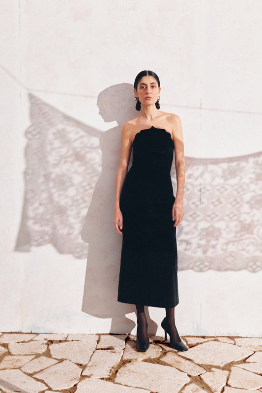 Saray dress black PODYH