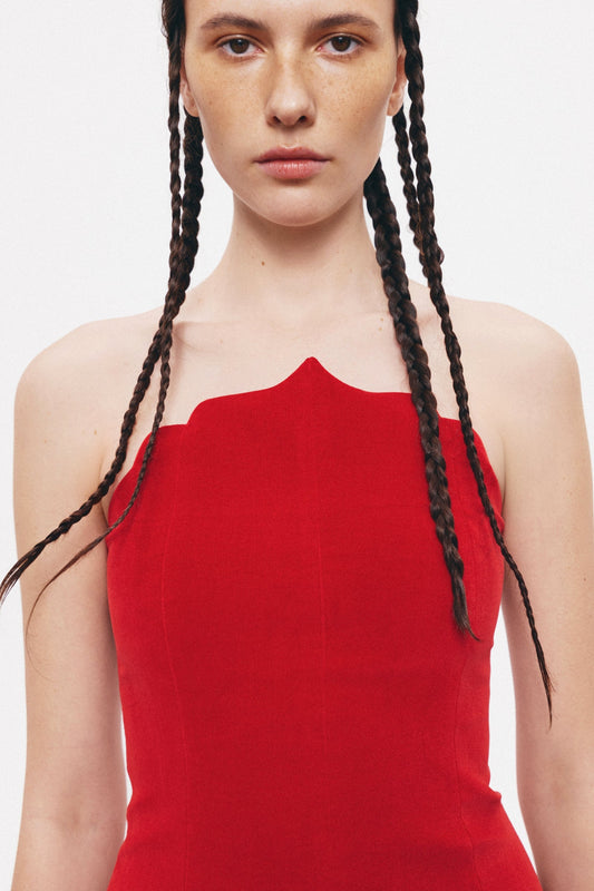 Saray dress red PODYH