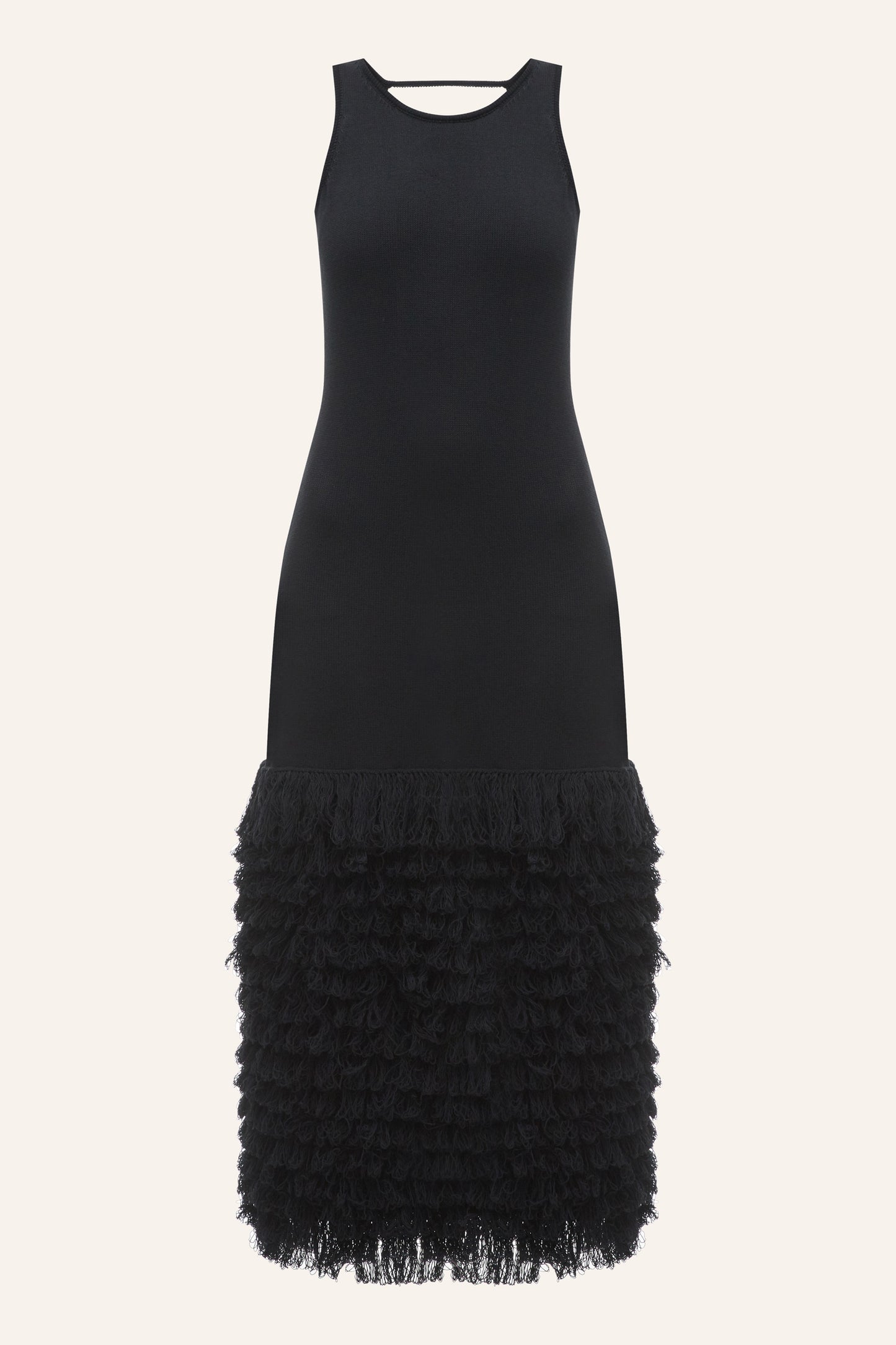KNITTED DRESS KATERINA KVIT