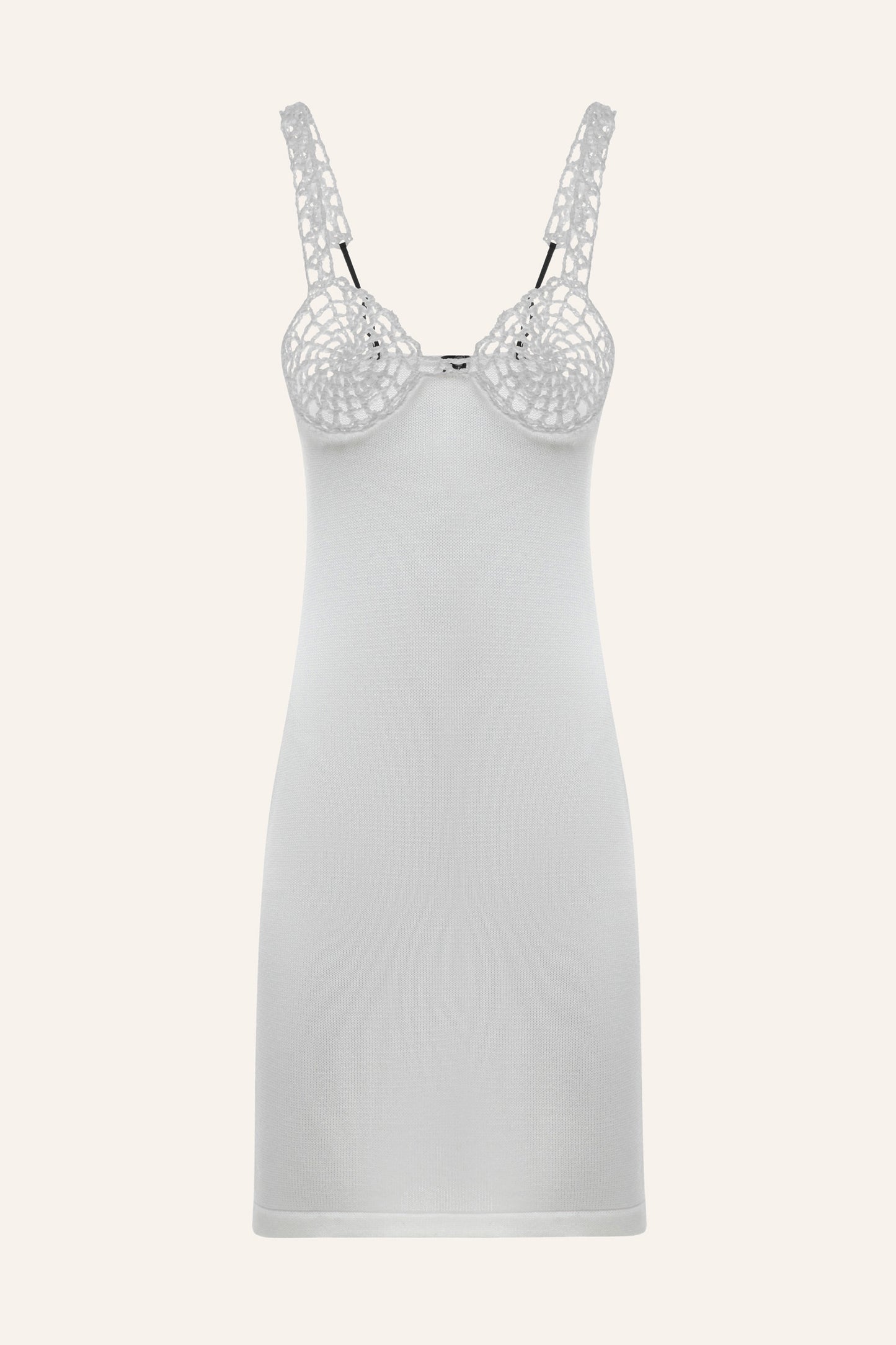 KNITTED DRESS KATERINA KVIT