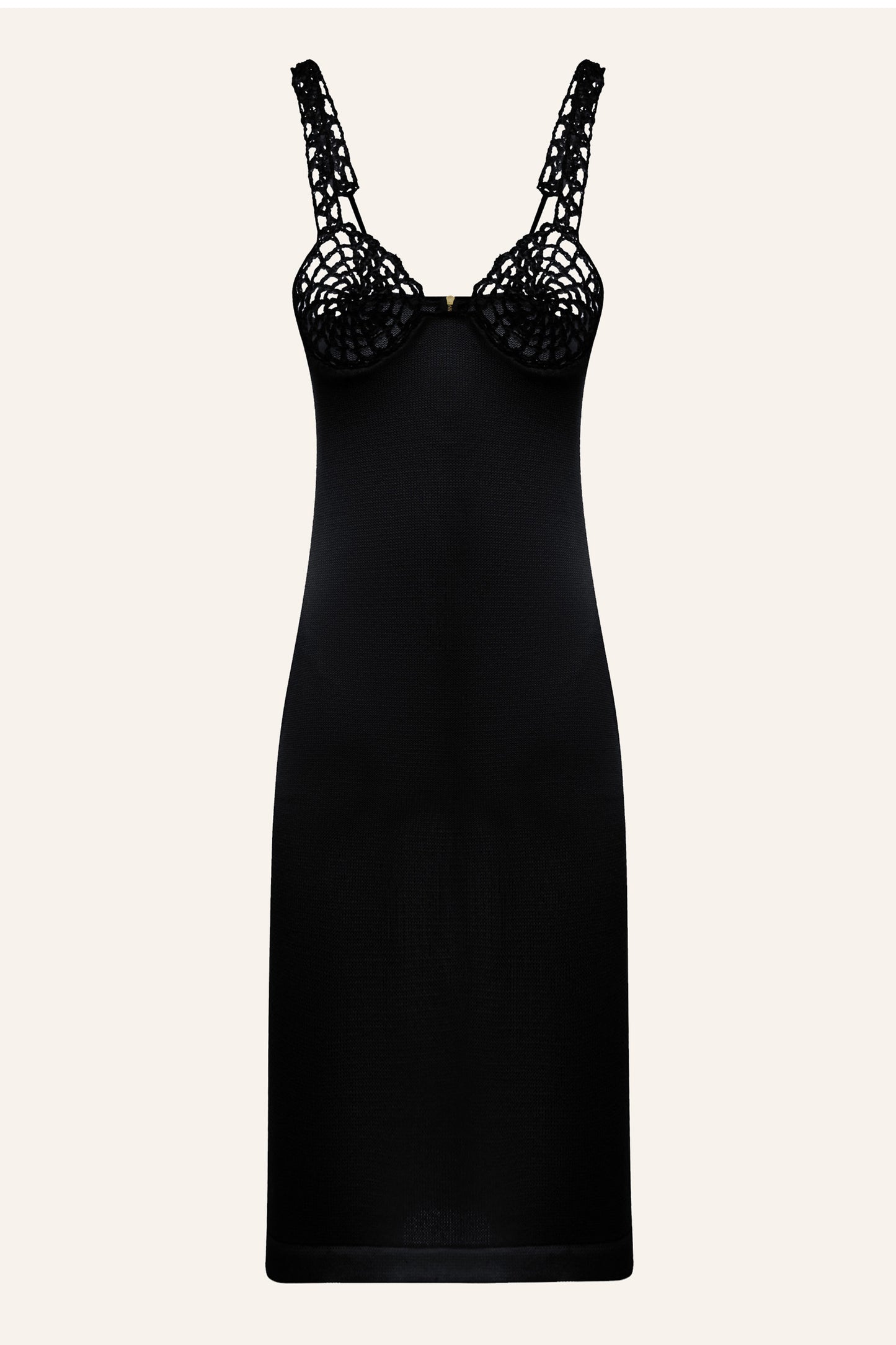 KNITTED DRESS KATERINA KVIT