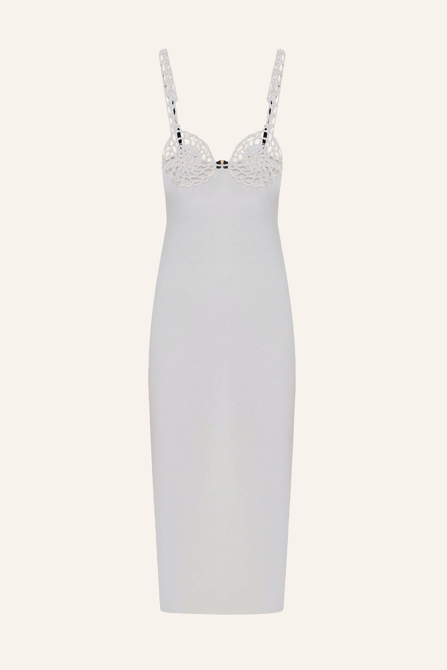 KNITTED DRESS KATERINA KVIT