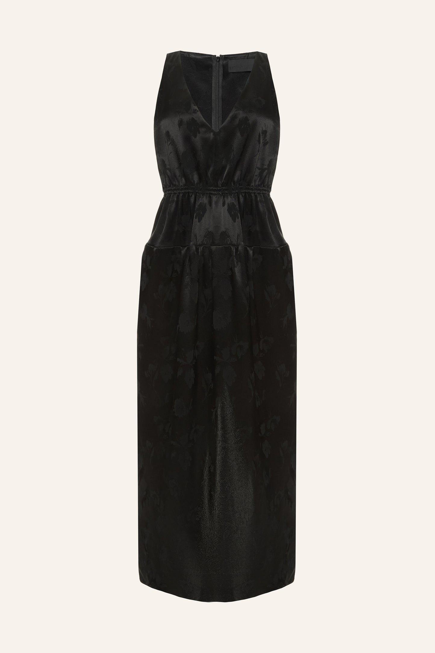BLACK FLOWER DRESS KATERINA KVIT