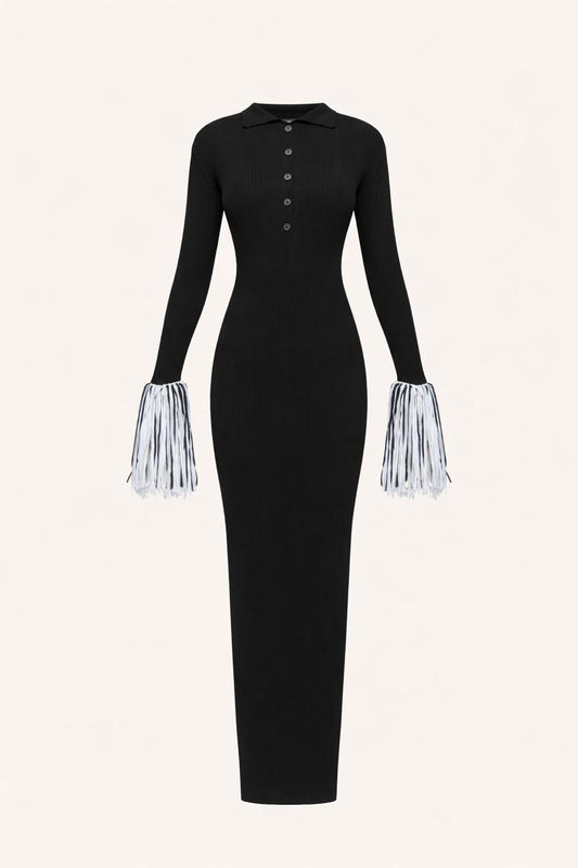 KNITWEAR DRESS KATERINA KVIT