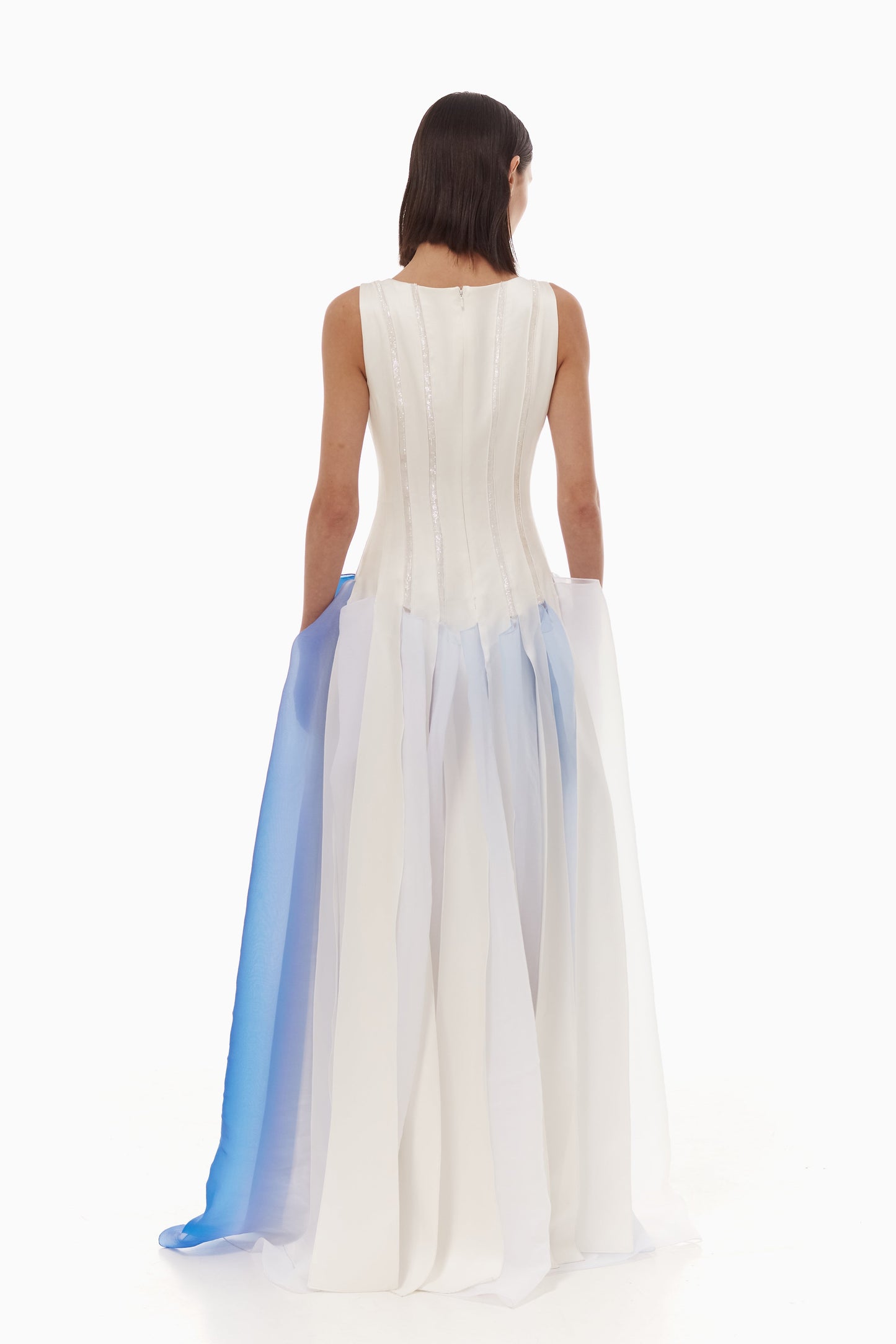 Lucid embroidered gown VALERY KOVALSKA