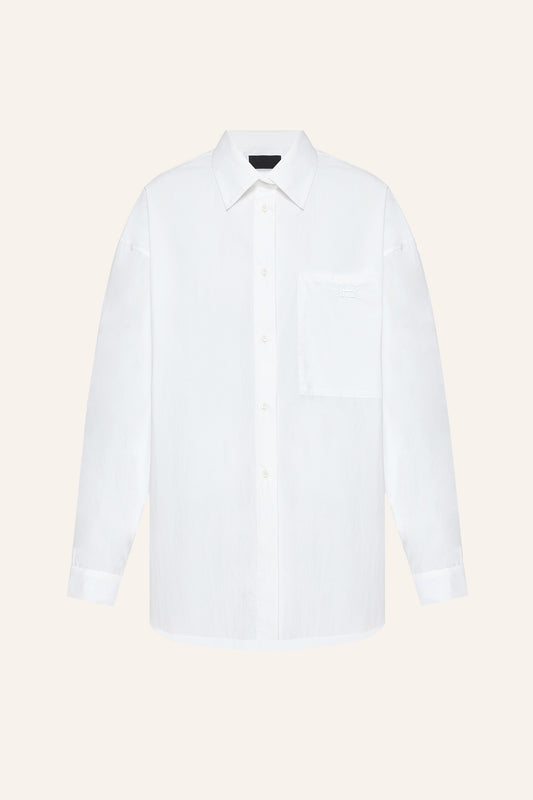 COTTON WHITE SHIRT KATERINA KVIT