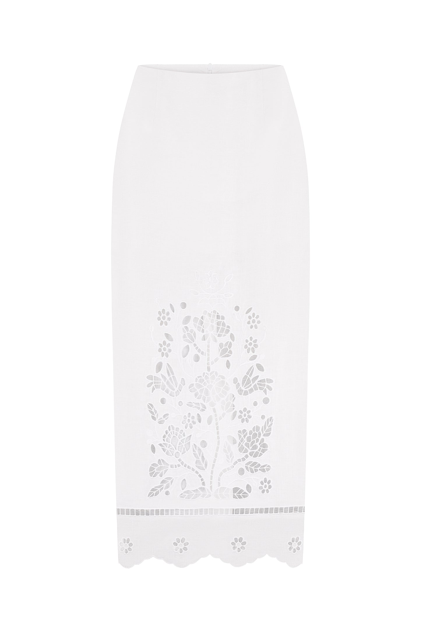 "Tree of love" white skirt FOBERINI