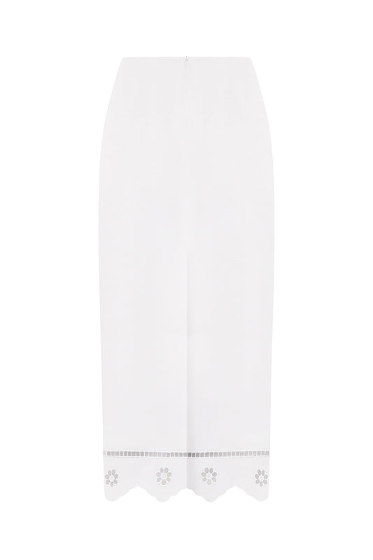"Tree of love" white skirt FOBERINI
