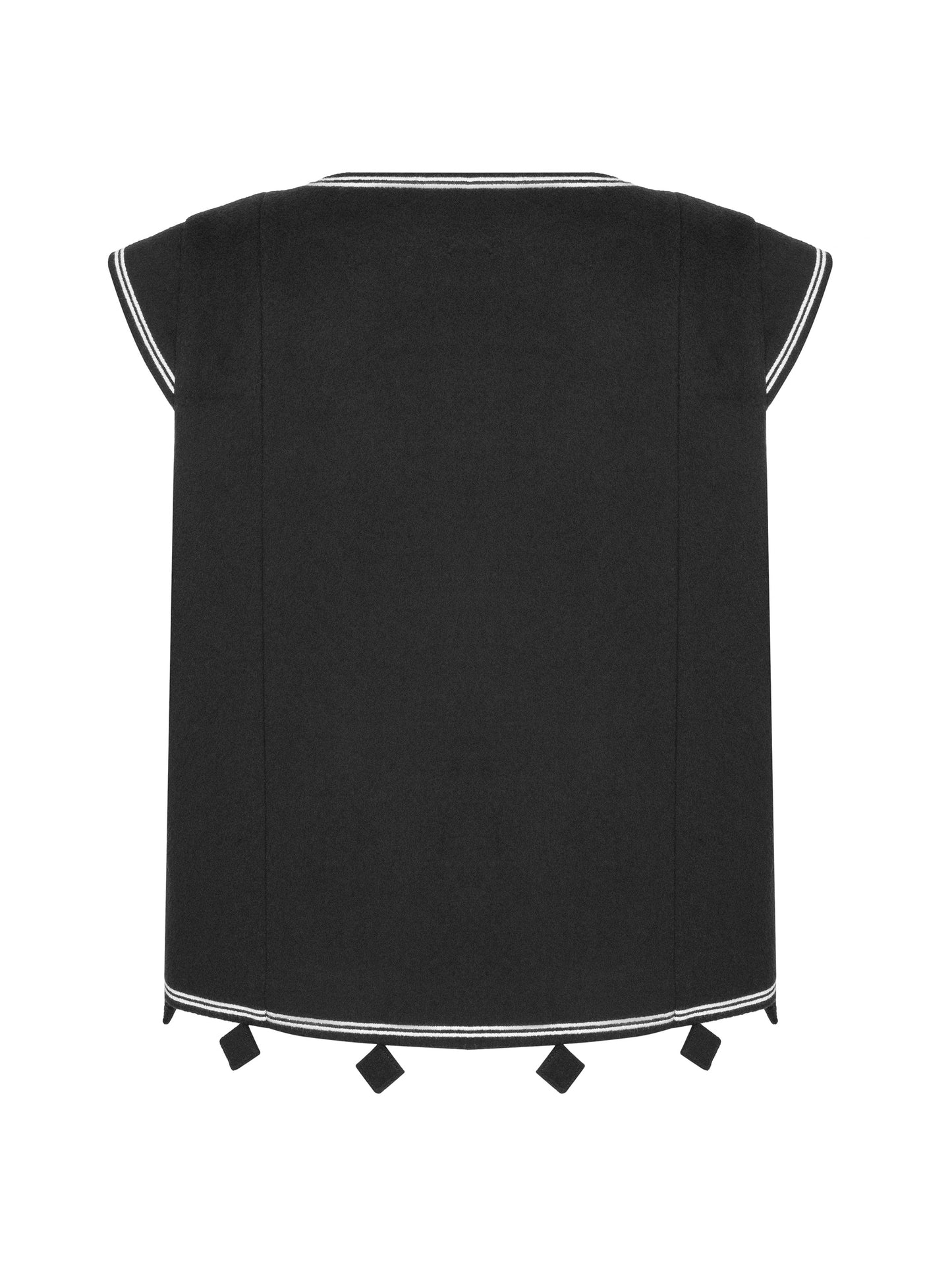 Dark brown embroidered vest Kibchyk ETNODIM