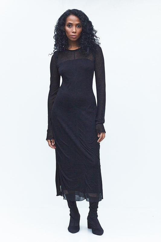 Semi transparent Dress with the stamp G2A
