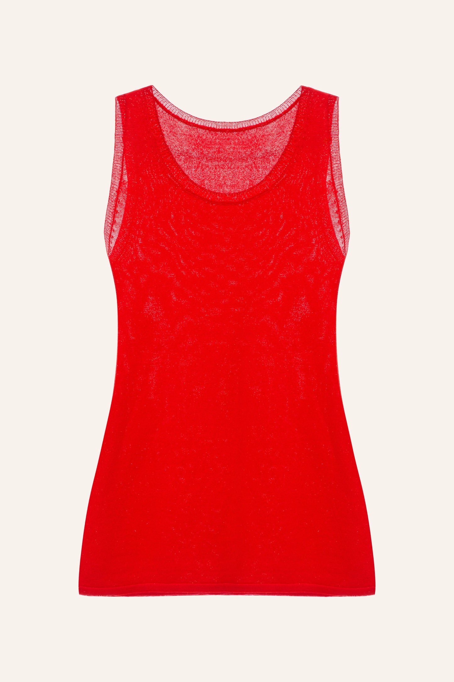 KNITTED TANK TOP KATERINA KVIT
