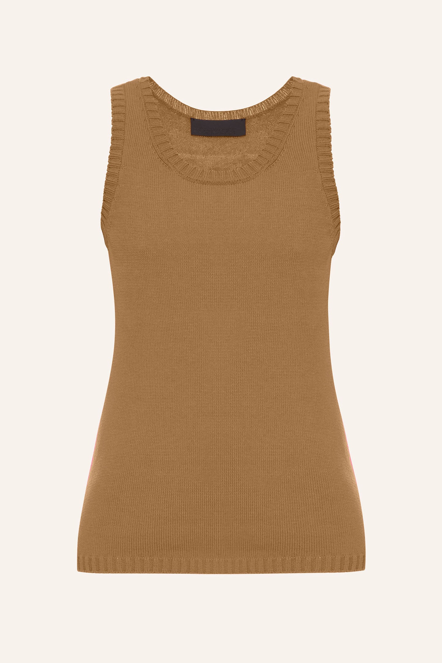 KNITTED TANK TOP KATERINA KVIT