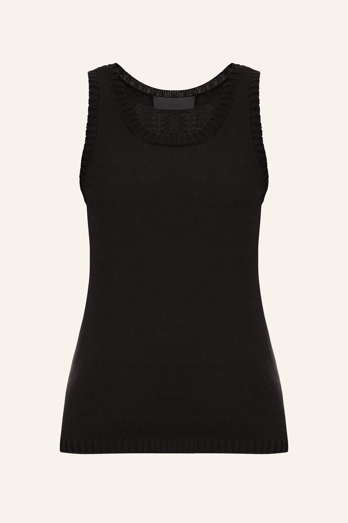 KNITTED TANK TOP KATERINA KVIT