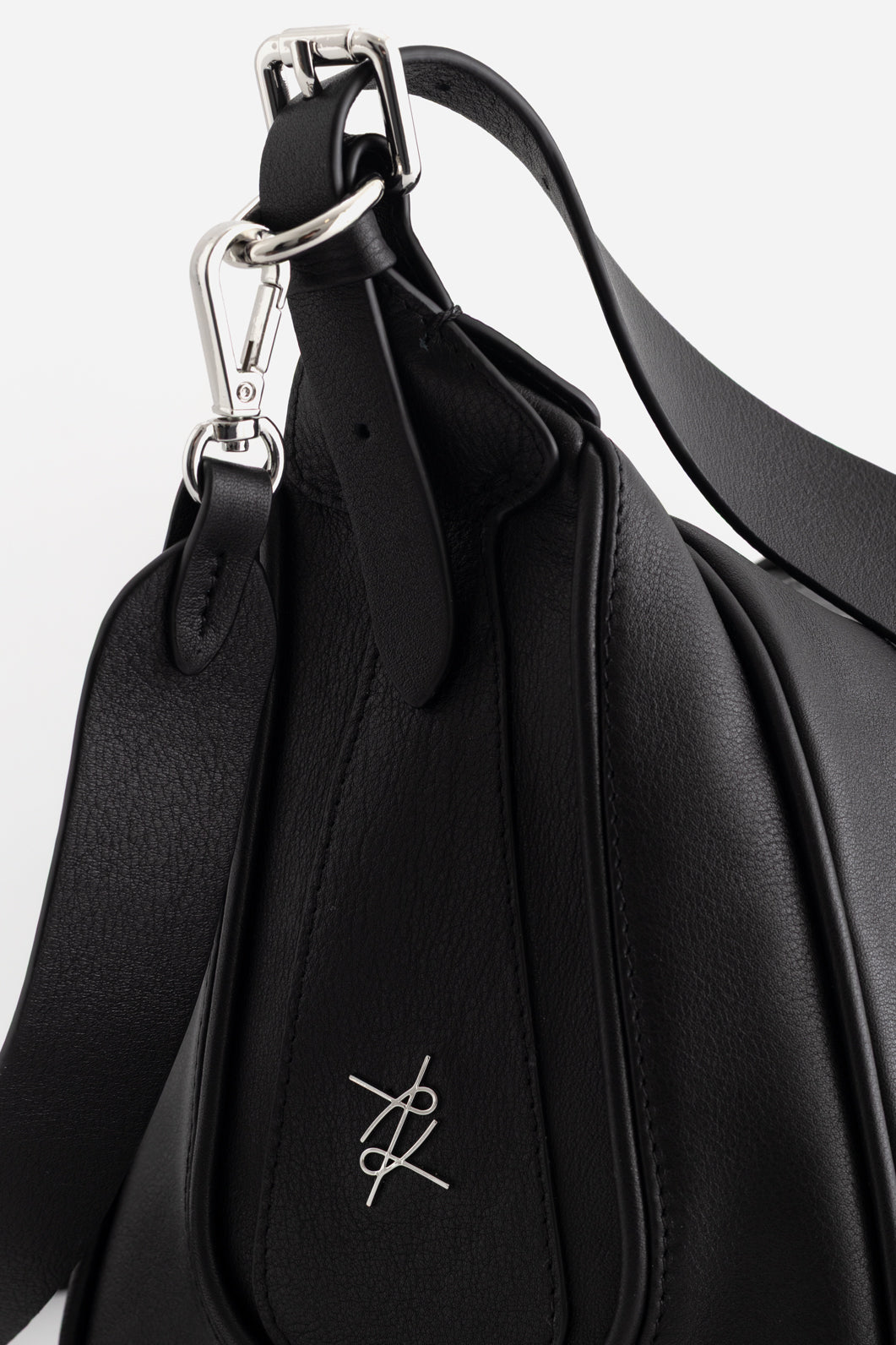 YANA BAG 37 black leather bag KACHOROVSKA top view