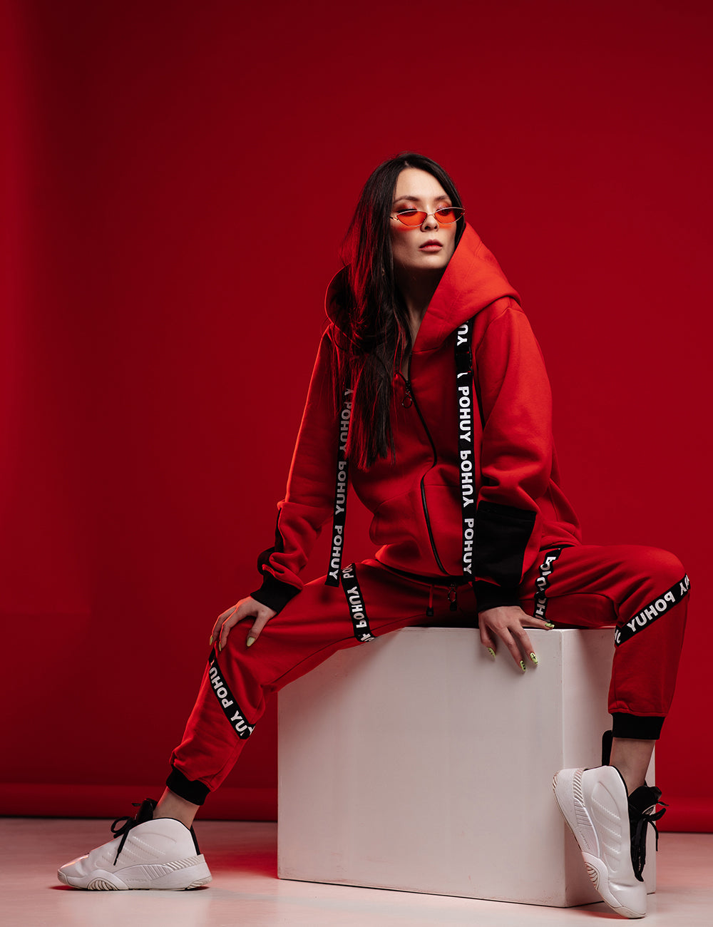 POHUYoodie Red ZIP POHUY
