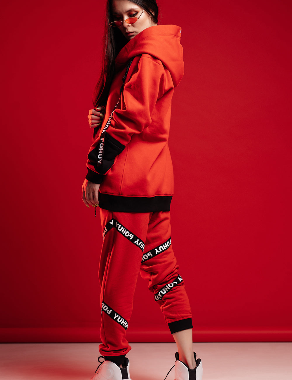 POHUYoodie Red ZIP POHUY