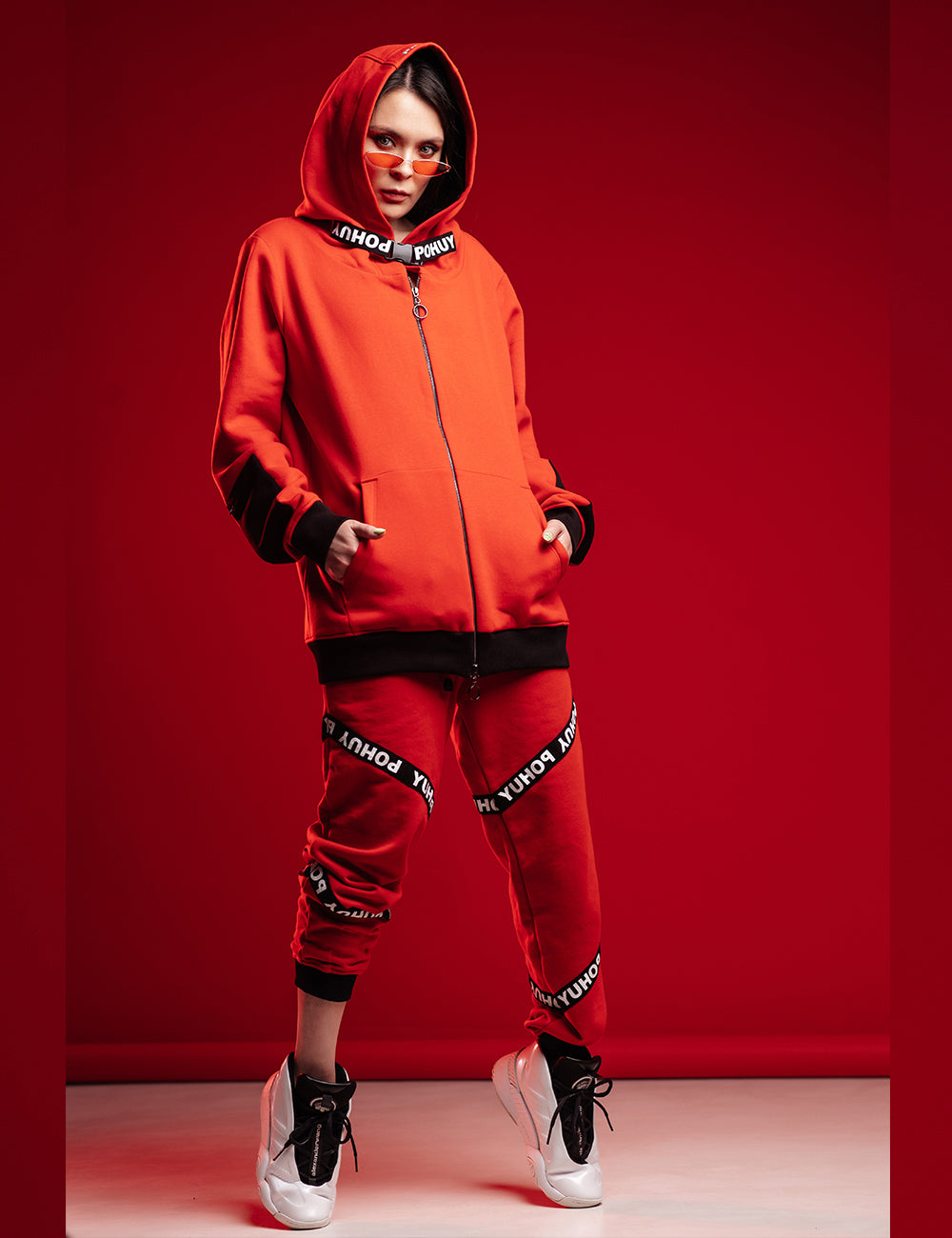 POHUYoodie Red ZIP POHUY