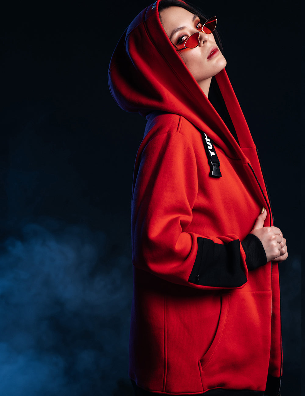 POHUYoodie Red ZIP POHUY