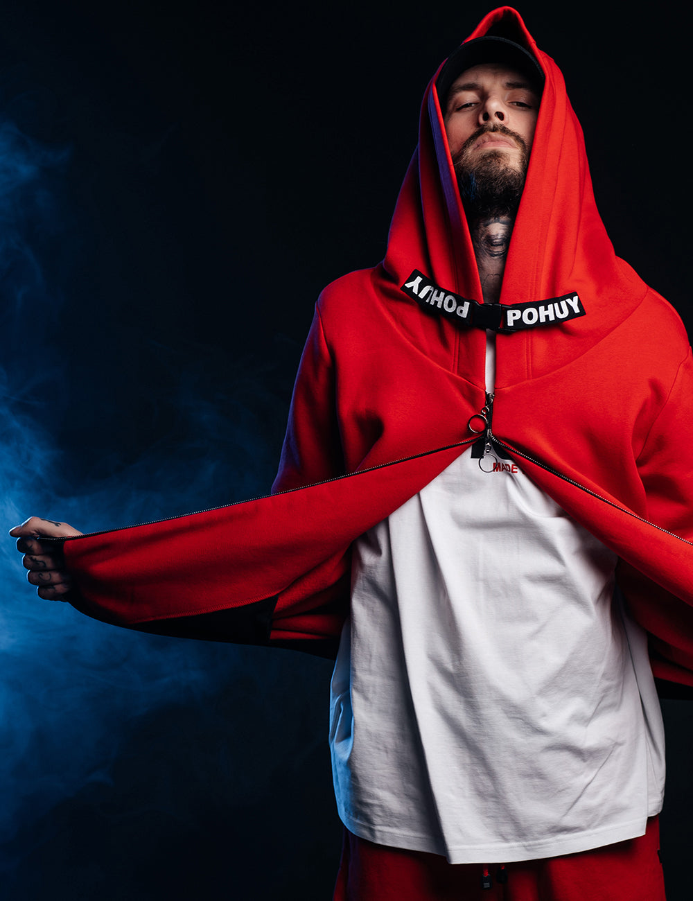 POHUYoodie Red ZIP POHUY