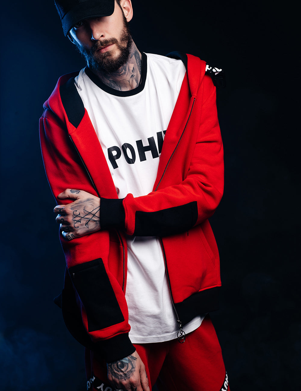 POHUYoodie Red ZIP POHUY