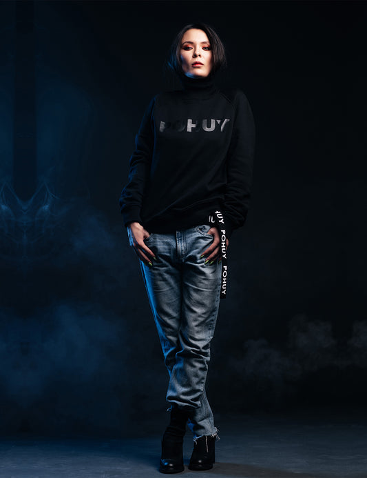 Sweatshirt black POHUY