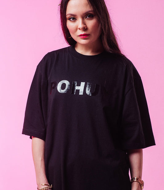 T-shirt total black POHUY