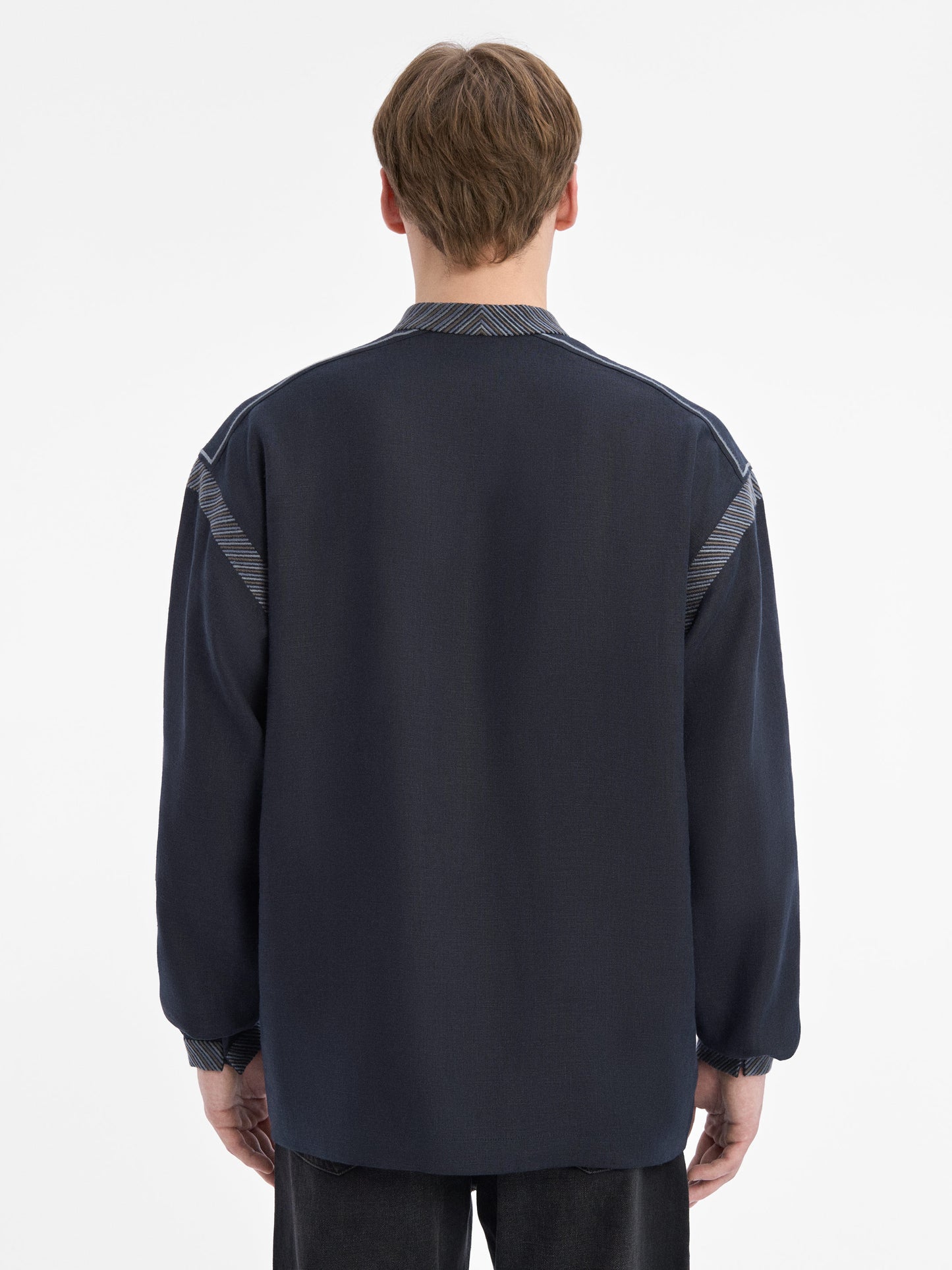 Burevii Deep Navy Shirt ETNODIM