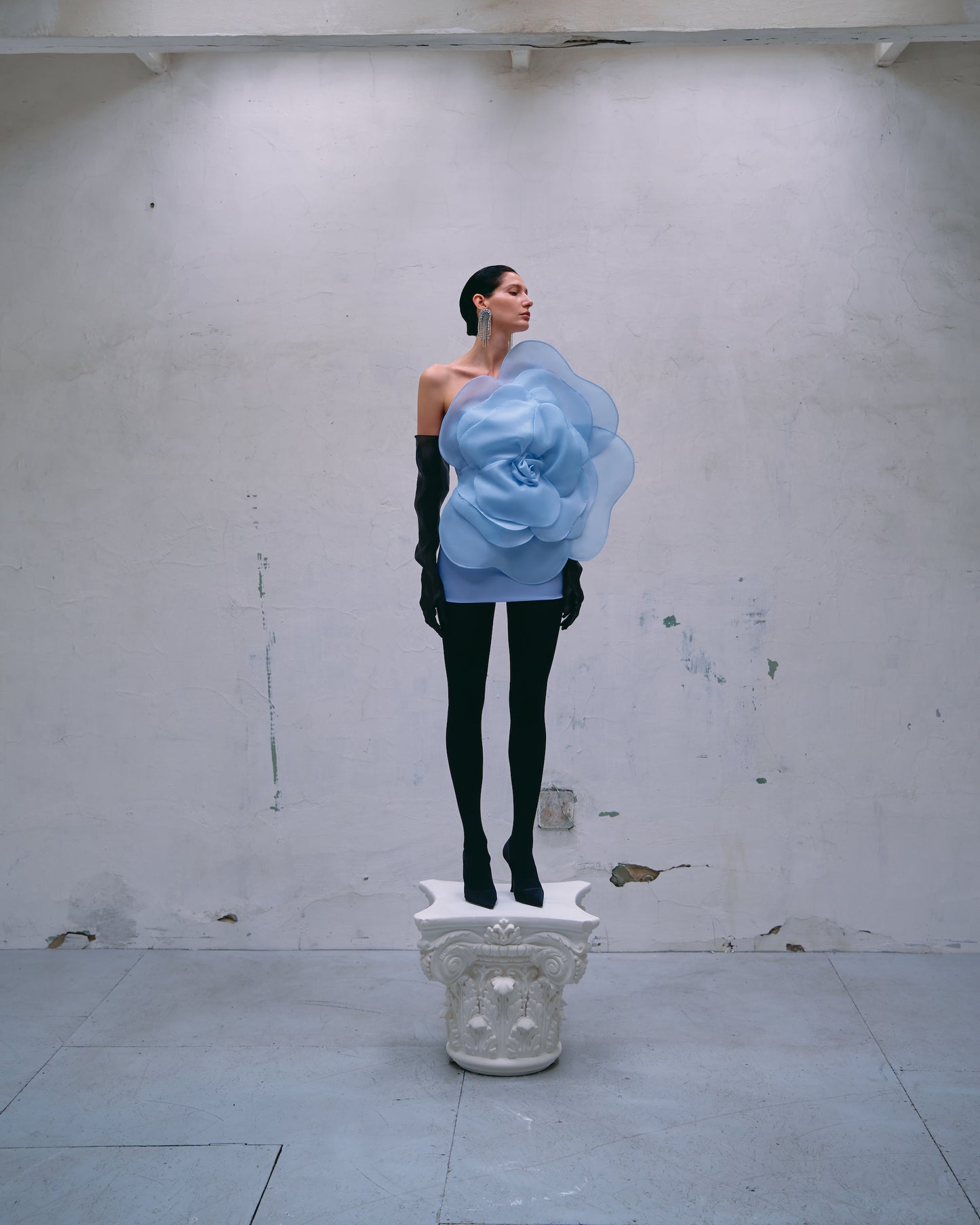 Camellia Lisa Blue Dress J’AMEMME