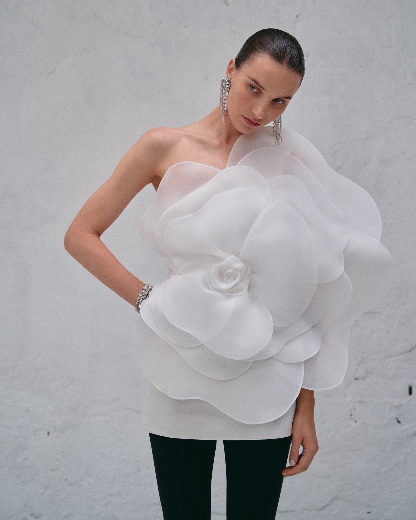 Camellia Lisa White Dress J’AMEMME
